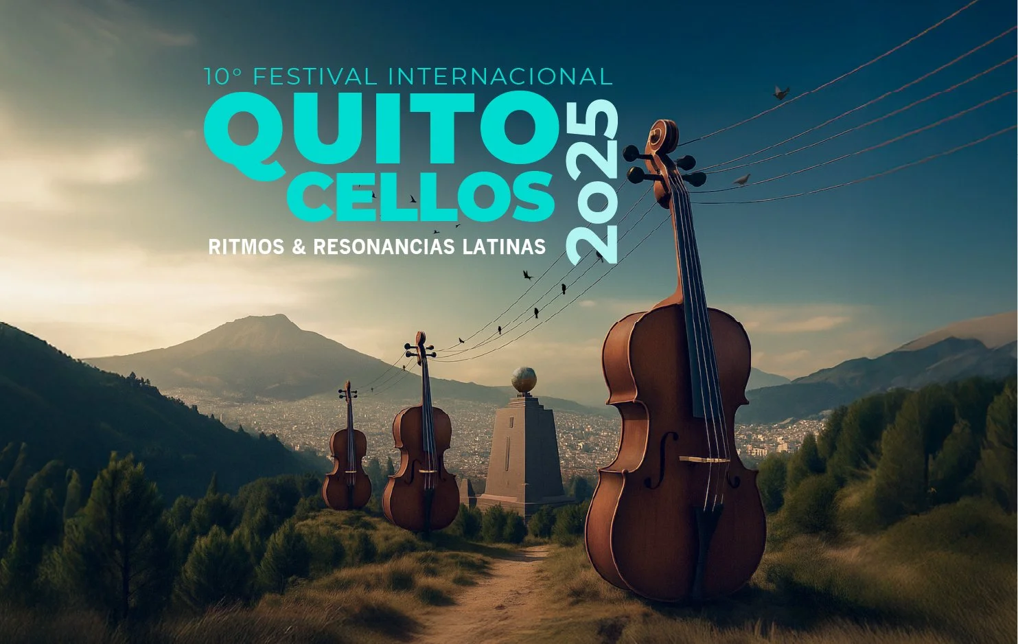 La Casa de la Música presenta RITMOS & RESONANCIAS LATINAS en el marco del Festival Internacional Quito Cellos 2025, este concierto ofrece un recorrido por la música latinoamericana, con arreglos y adaptaciones que realzan la ri