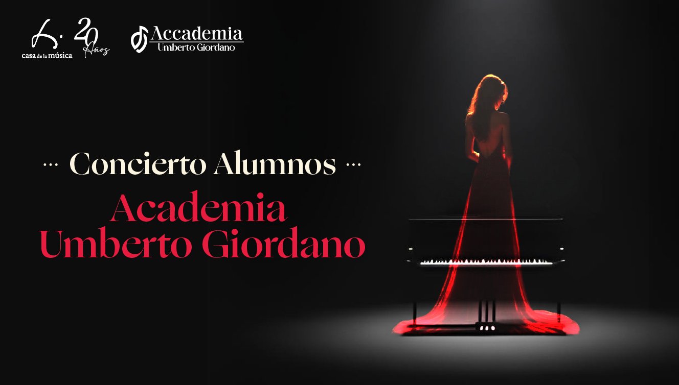      

 
   La Casa de la Música presenta un maravilloso concierto con con los alumnos de la Academia Internacional Umberto Giordano de Italia. En estaocasión, también participarán alumnos de las clases magistrales impartidas por los catedráticos de 