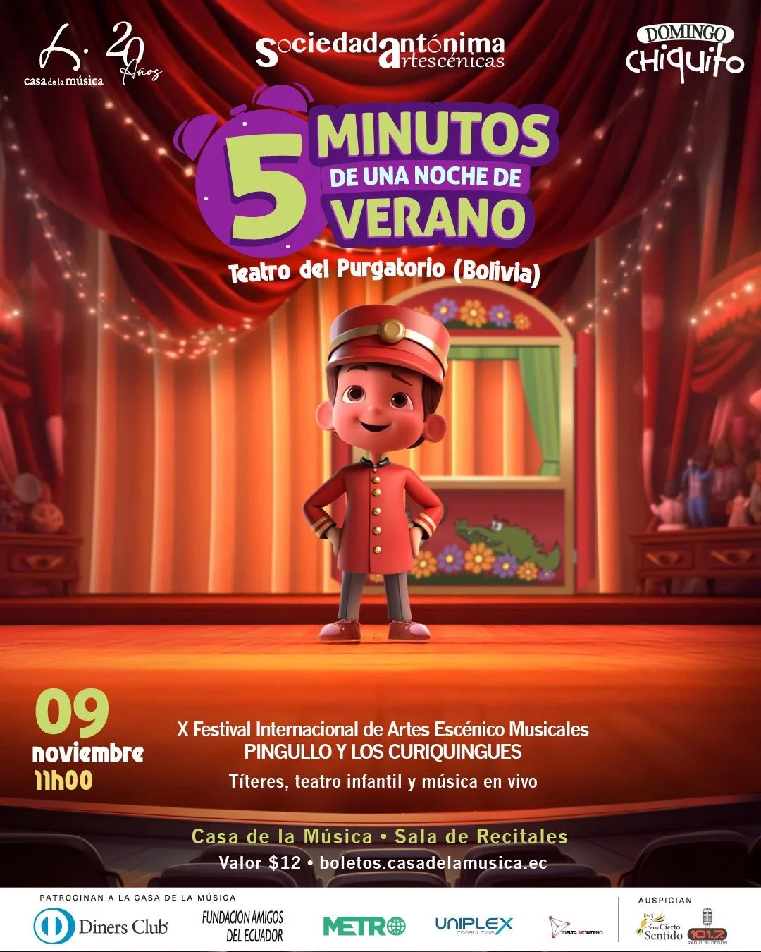 Domingo Chiquito: 5 minutos de una noche de verano