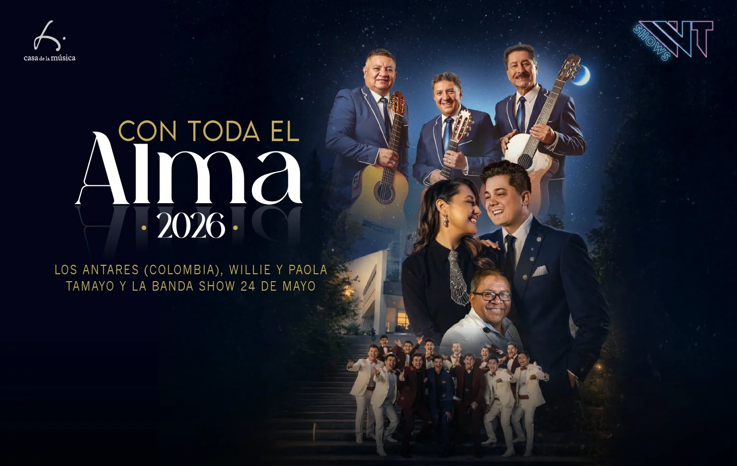      

 
   EVENTO PRUEBA   Sala de Conciertos 20h00   Valor $15 + $1,75 de tarifa de servicio (se aplica a todas las formas de pago). *No se aceptan cambios ni devoluciones *Descuento para tercera edad, menores de edad y personas con discapacidad  
