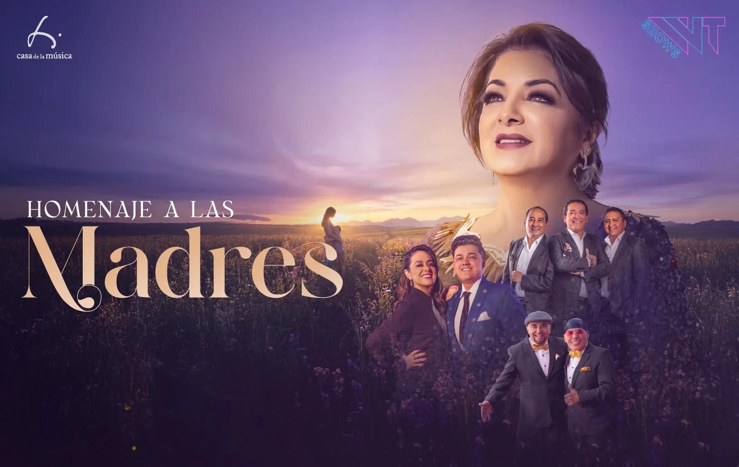      

 
   La Casa de la Música y WT Shows presentan HOMENAJE A LAS MADRES, un concierto que celebra el legado de Paulina Tamayo, "La Grande del Ecuador".  Disfruta del talento del Trío Colonial en una serenata exclusiva para la reina del hogar. Ade