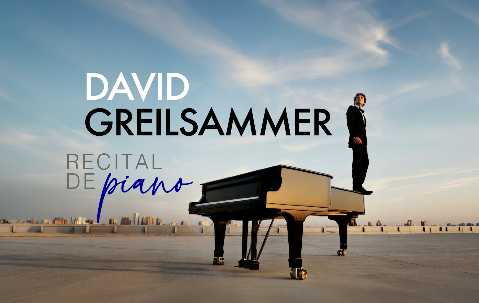      

 
   La Casa de la Música y la Alianza Francesa de Quito presentan a David Greilsammer, uno de los pianistas más audaces del mundo, en un extraordinario recital. Descubre un universo mágico, multicultural e hipnótico a través de grandes obras 