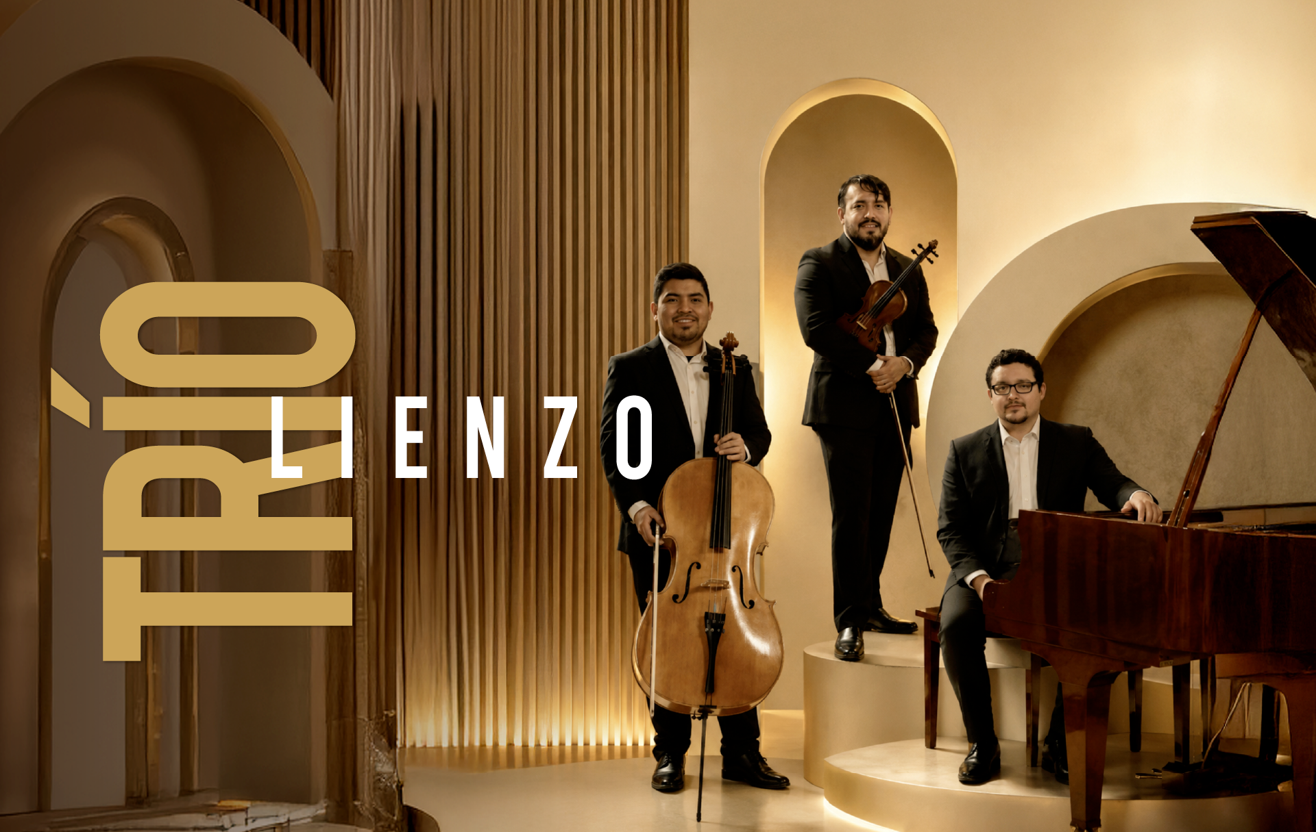 Desde Estados Unidos llega a la Casa de la Música el Trío Lienzo, un ensamble innovador que celebra la diversidad cultural y el virtuosismo. Disfruta de la maestría del violinista Galo Arboleda, el violonchelista Larry Hernández y el pian