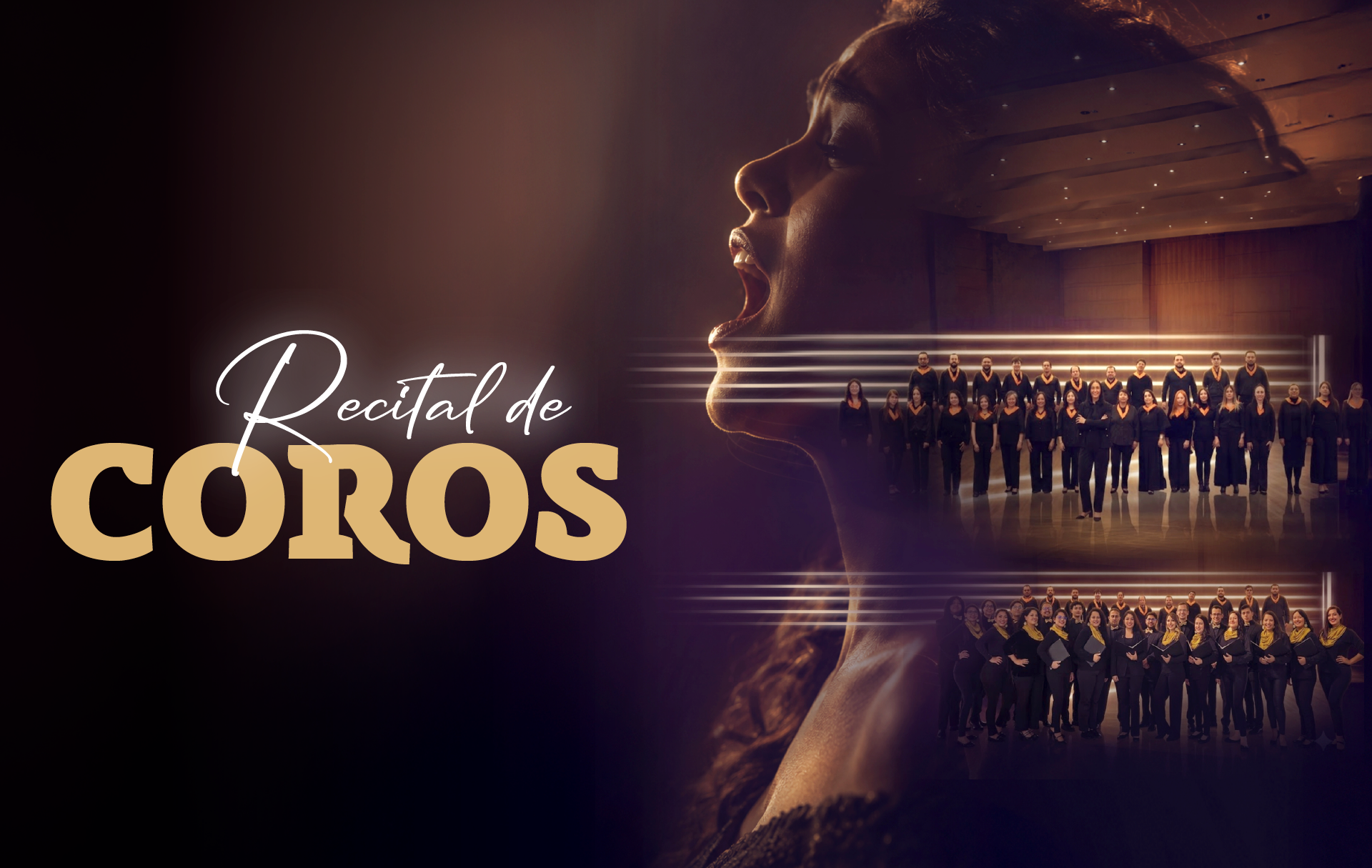 La Casa de la Música presenta un extraordinario Recital de Coros con el talento del Coro Mixto Arcoral, bajo la dirección de Marcia Correa, y el Coro D'Yapa&Son dirigido por Salomé Cóndor. Déjate envolver por la magia del canto cora