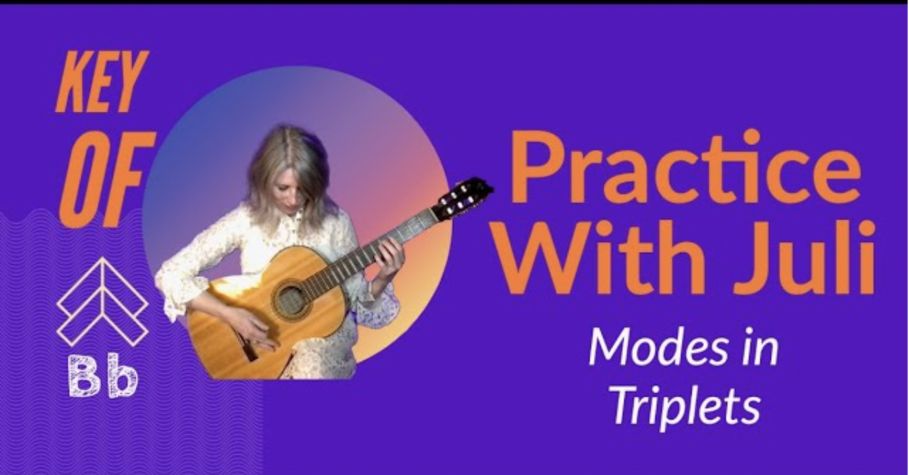 10 Minute Practice Key of Bb: Modes in Triplets