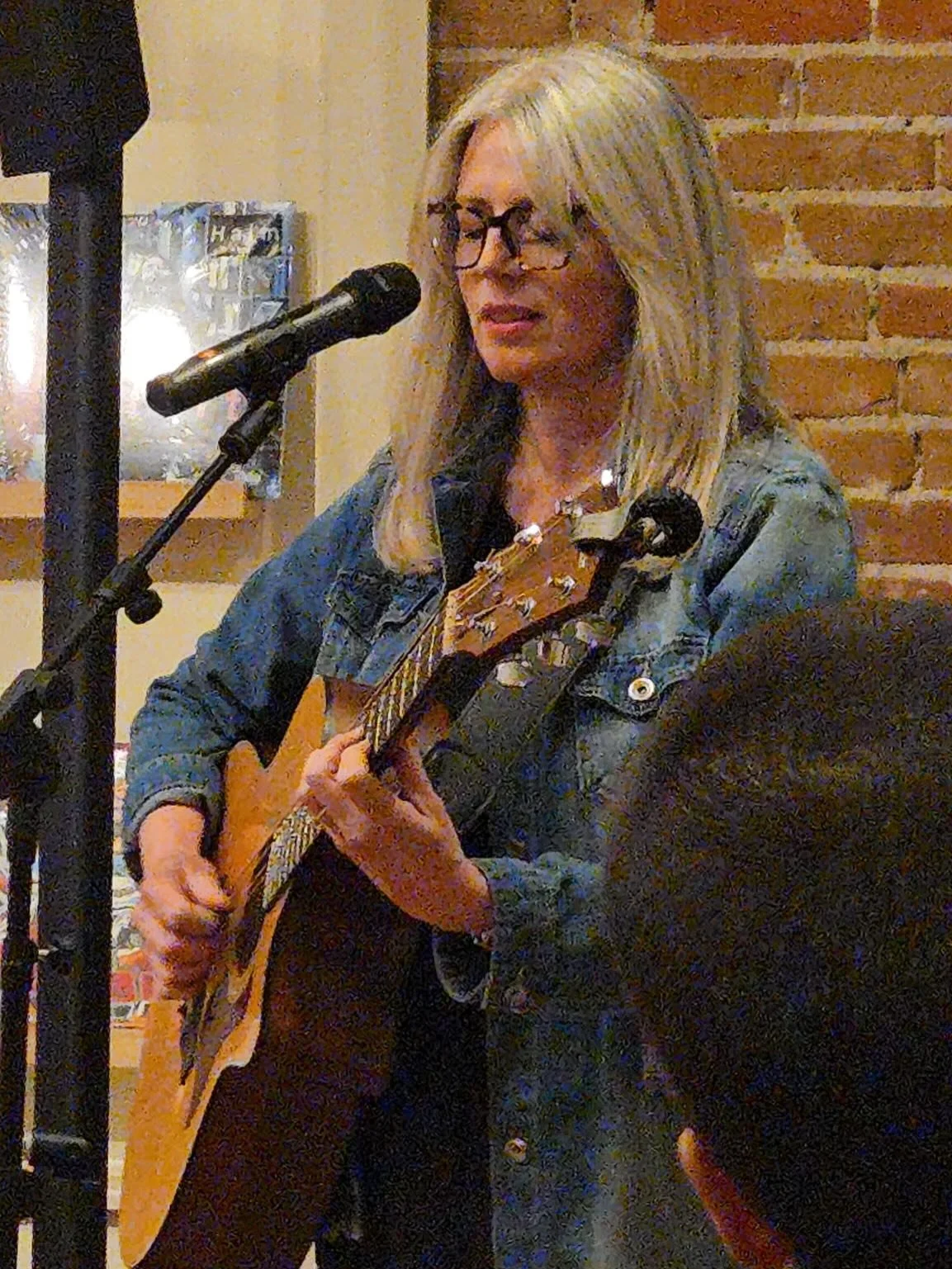 What a beautiful evening of song with some incredibly powerful women. Thanks to @recordsonwmain and @spinherstory for the event, @tmhelvig for loaning the guitar, @caryn_molly_  and @ash475 for the photos. My heart is full.
