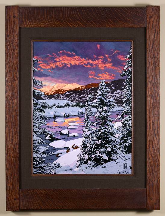 Blazing Winter Chill - Java Brown Liner