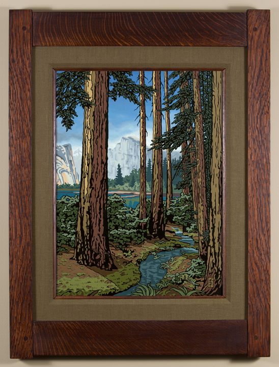 Majestic Red Fir - Seaweed Green Liner