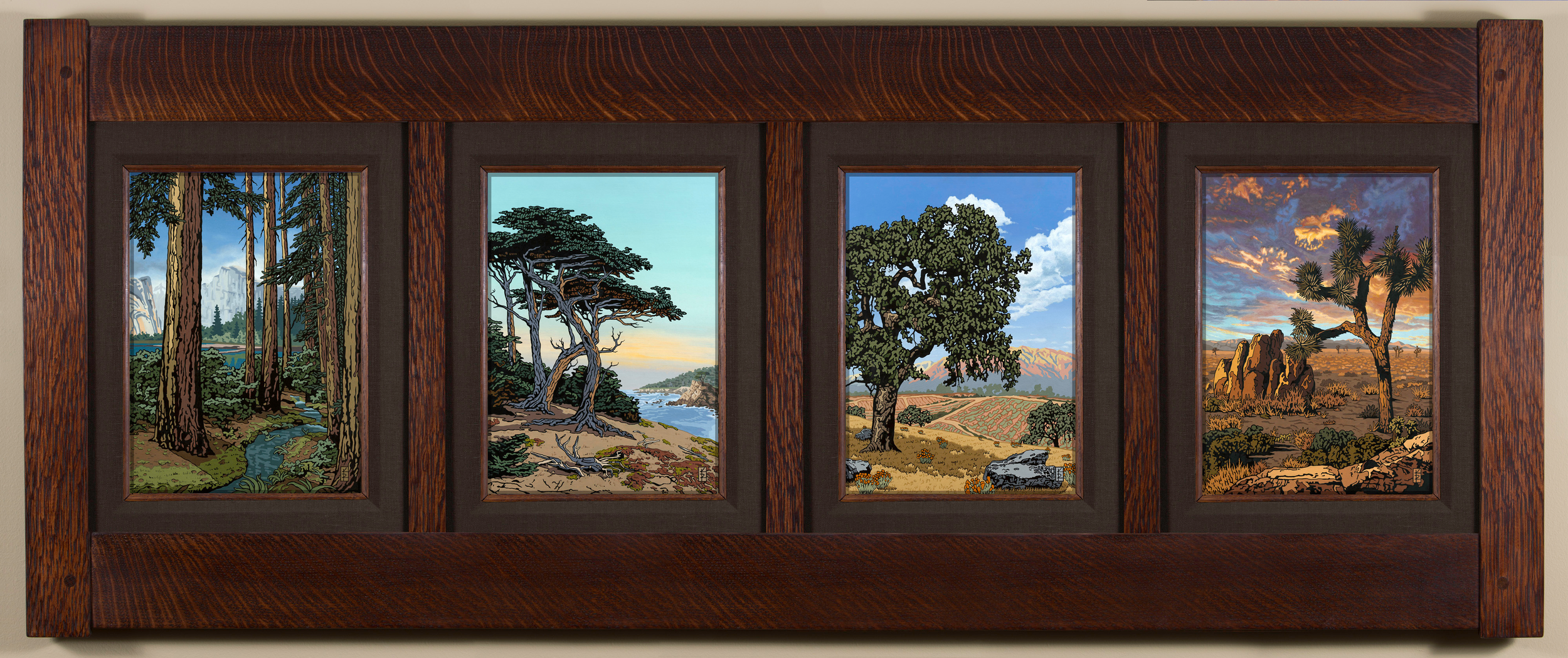 Diverse California Expanse - Java Brown Liner - Horizontal