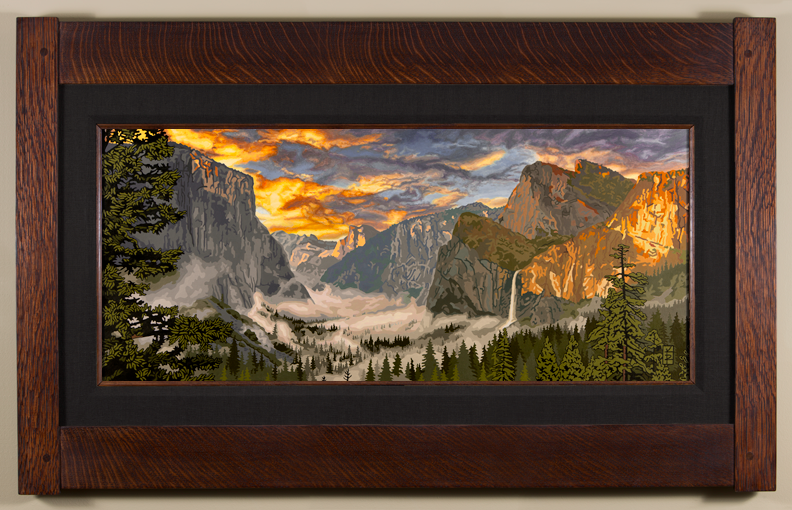 Radiant Yosemite Valley - Coal Black Liner