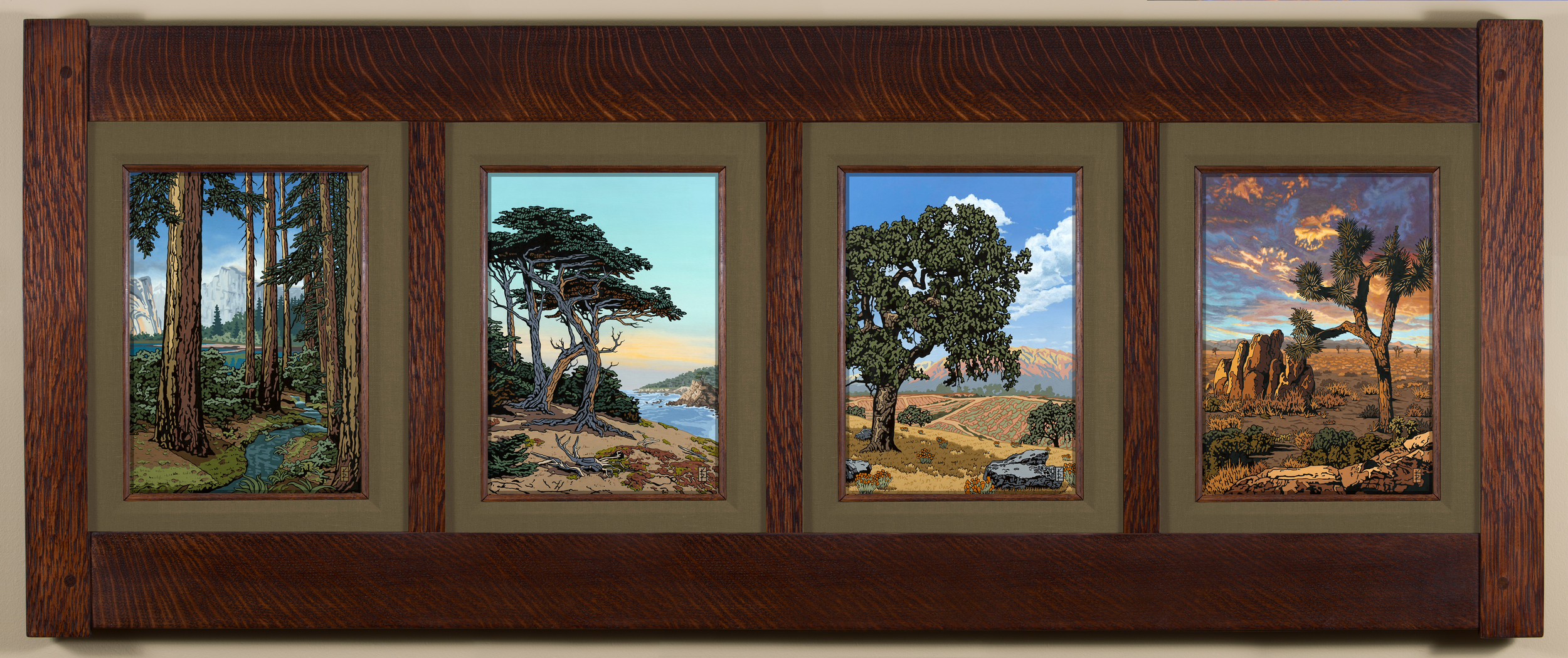 Diverse California Expanse - Seaweed Green Liner - Horizontal