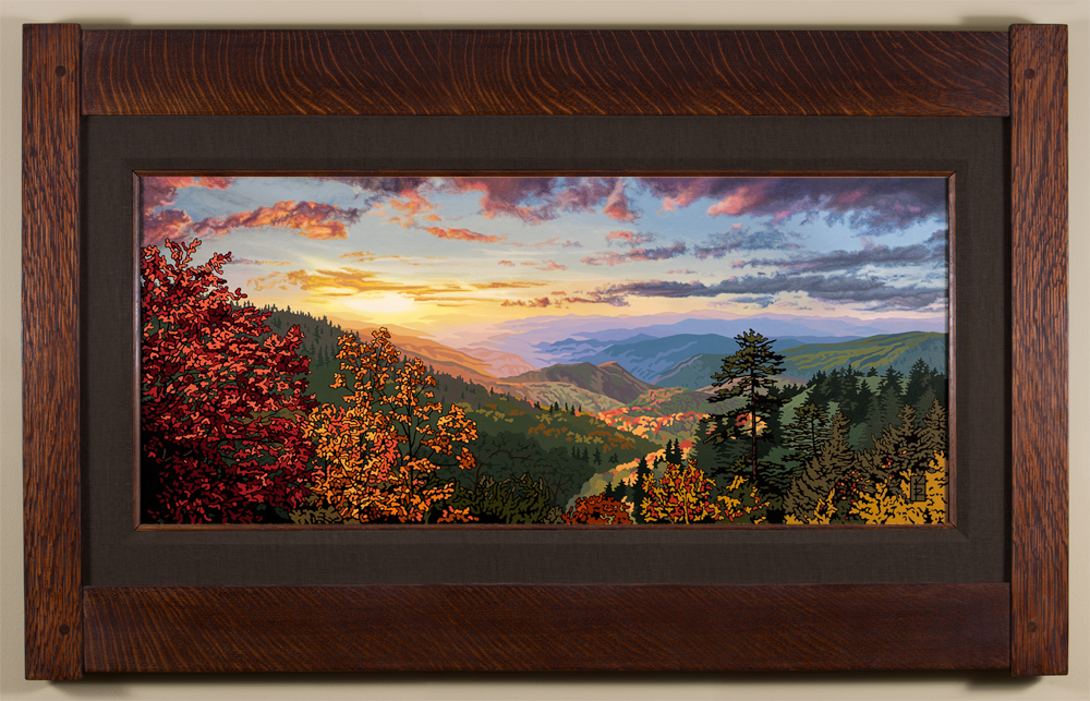Smoky Mountain Autumn - Java Brown Liner 