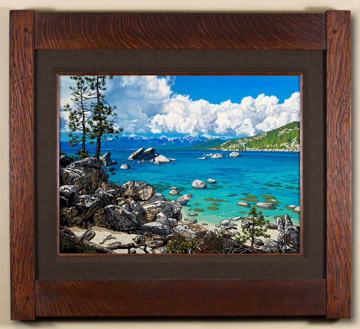  Transparent Blue Tahoe - Java Brown Liner