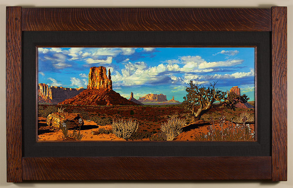 Sprawling Monument Valley - Coal Black Liner 