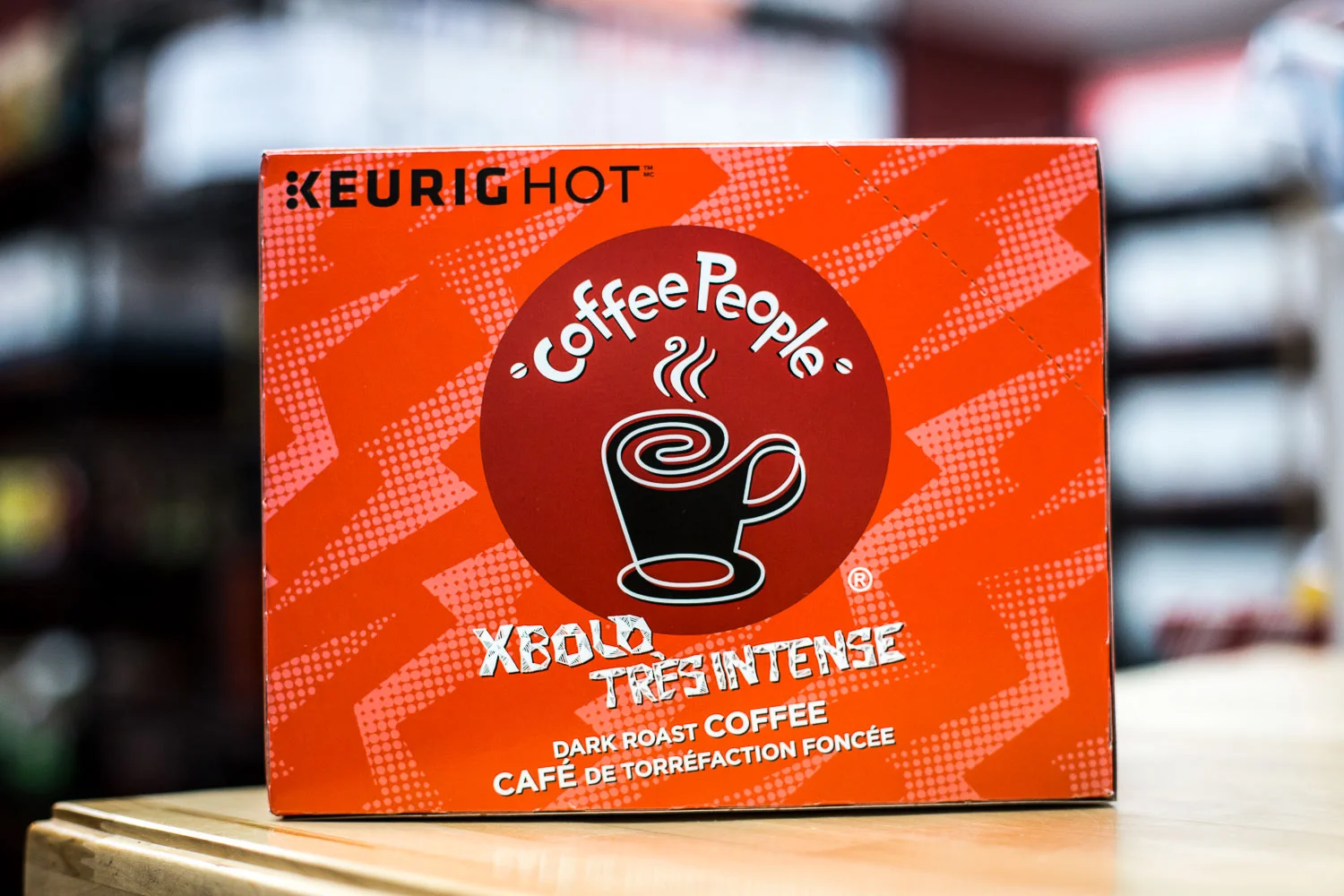 Extra bold and rich, this dark roast from Coffee People will really get your engine running. 