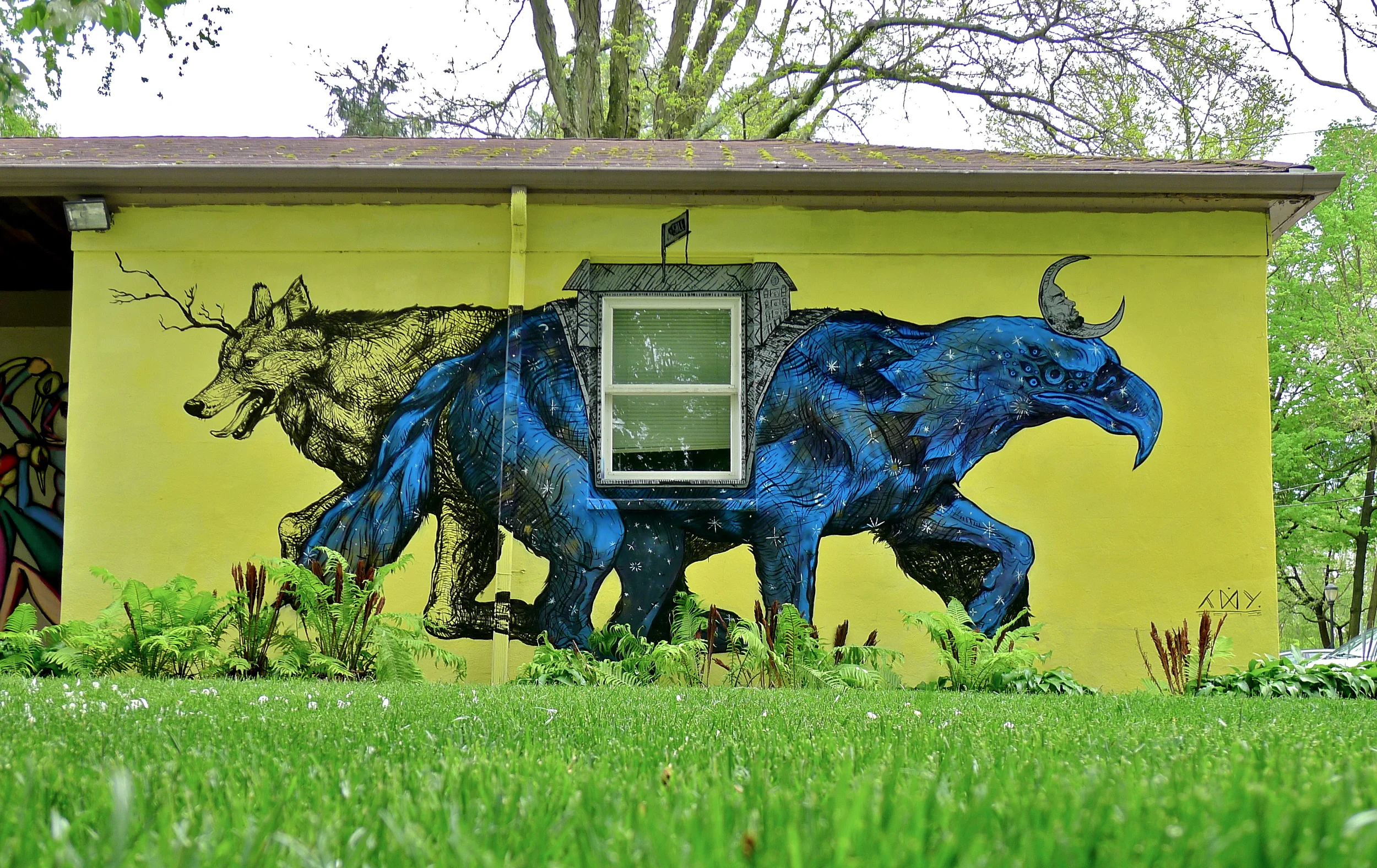 Apex Predator by Layqa Nuna Yawar at Haverford College . Haverford, PA. 2013. (curator/project manager)
