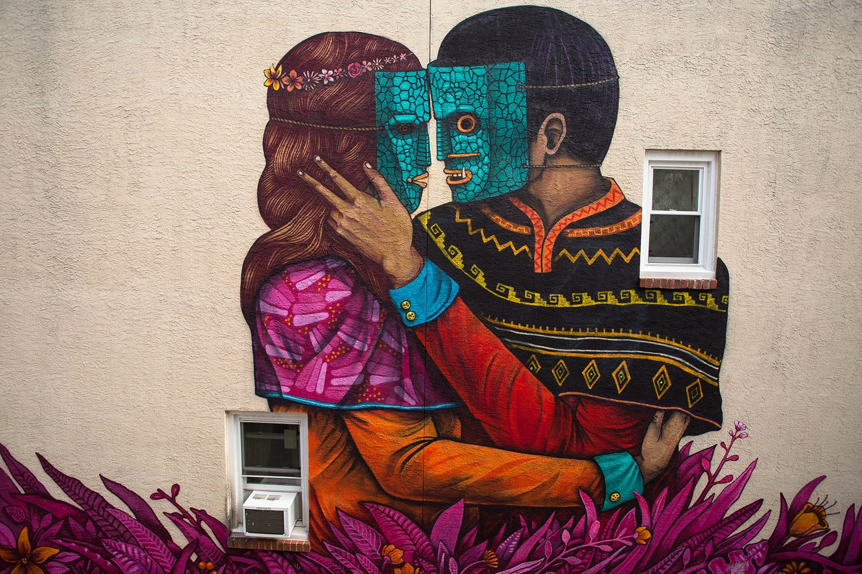 Philos and Adelphos by Saner for Mural Arts Philadelphia . Philadelphia, PA. 2015. Photo by Steve Weinik. (project manager)