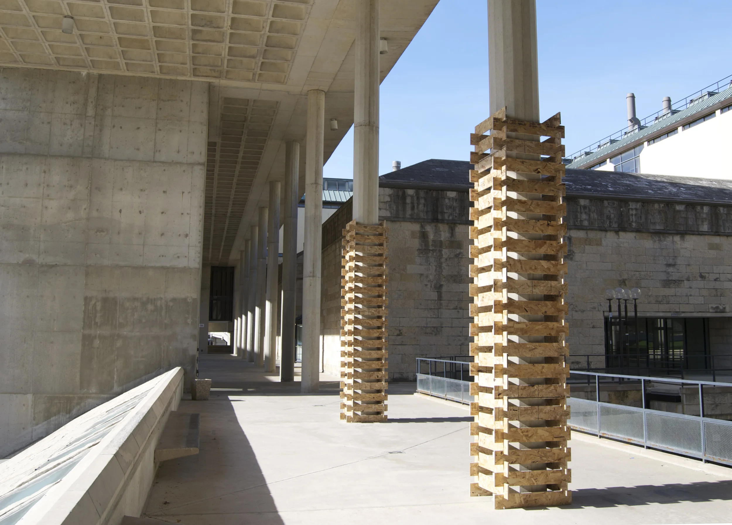 Pillar 2014 Oriented Strand Board Dimensions Variable Shown at 14' Height