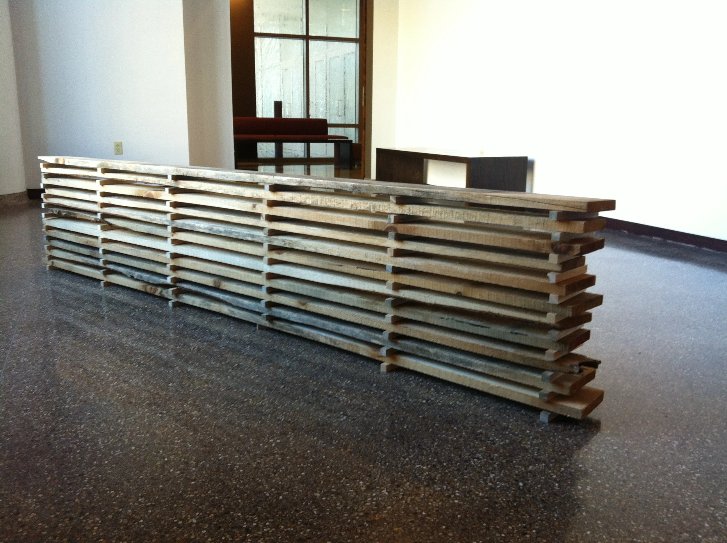  Untitled, 2014 &nbsp; Pine &nbsp; Dimension Variable&nbsp; 