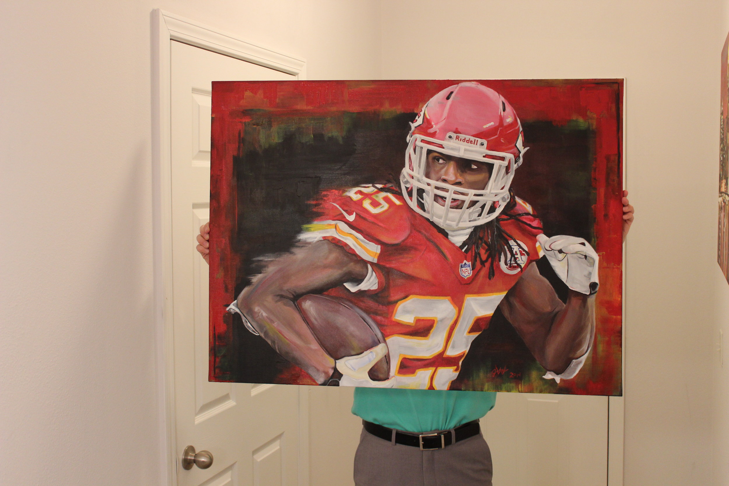  This is the size of a 30x40" painting. They're pretty big. 