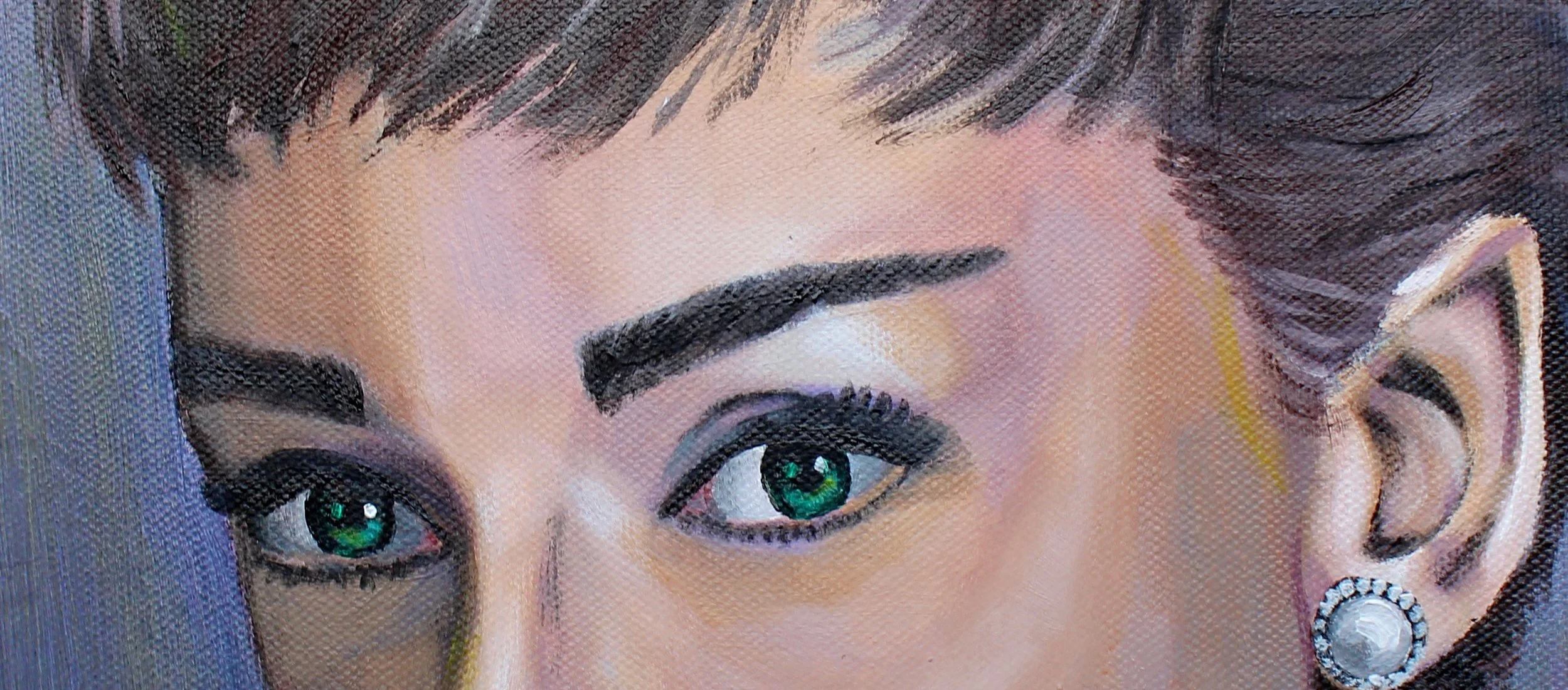 Audrey Hepburn Close-Up