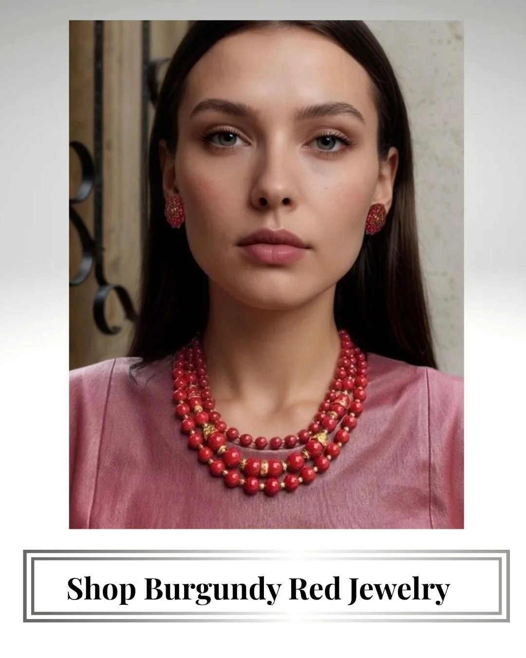 burgundy red bib necklace and earrings.jpeg