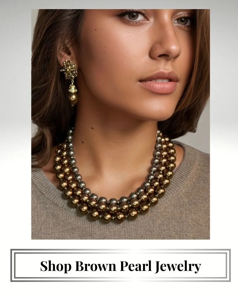 Shop brown pearl 3 strand necklace setjpg.jpg