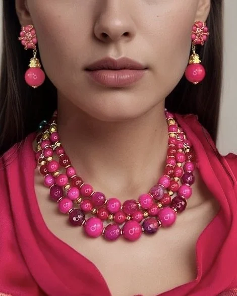 fuchsia draped choker necklace.jpeg