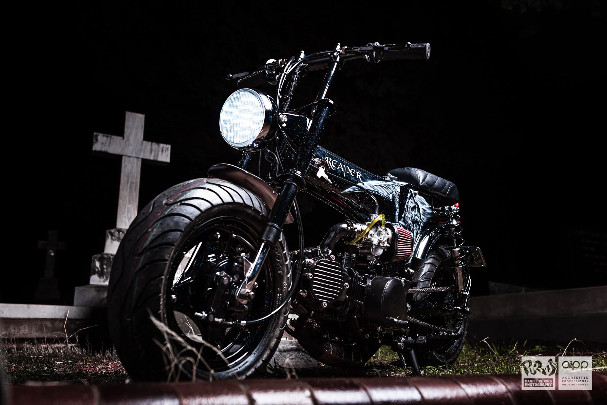 Motorcycle: Honda ST70 The Reaper