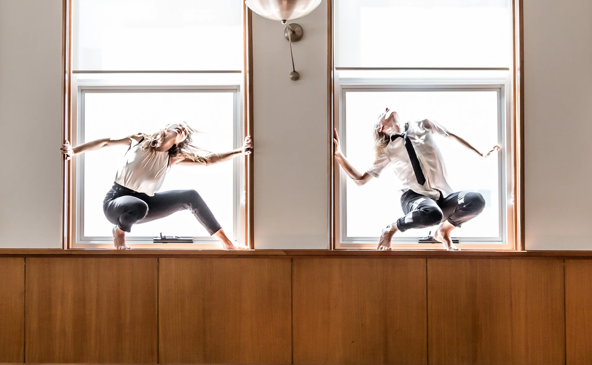 Looking forward to 2017! Chamber Dances is a new durational work for six dancers which will be presented as part of Wollongong Art Gallery's early 2017 program. The work responds to WAG's Bluescope Gallery space and its chequered history as the Wollongong Council Chambers. Photo of Carina Serray and Jack Tuckerman by Simone Coleman from Children of the Revolution.