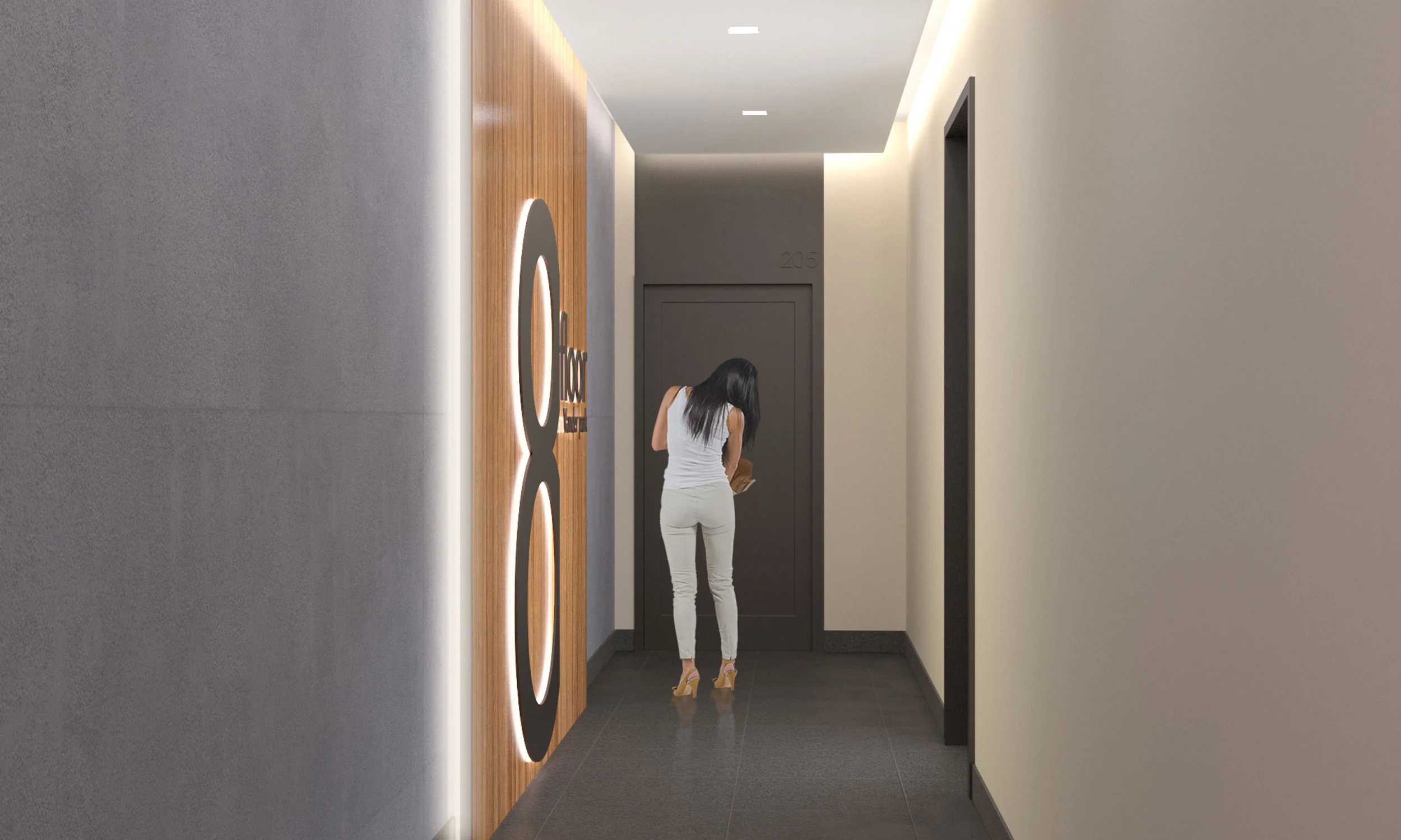 Фрагмент типового этажа