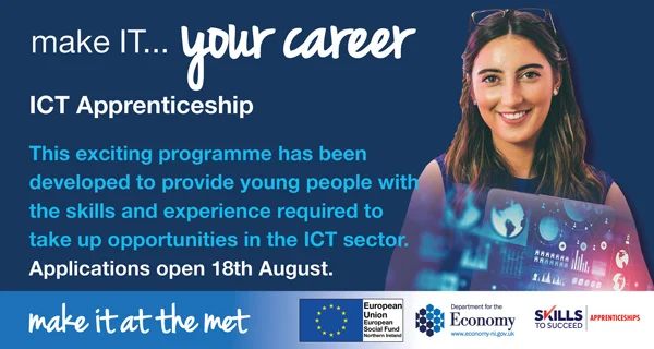 Endeavour in partnership with Belfast Met for ICT Apprenticeship Programme