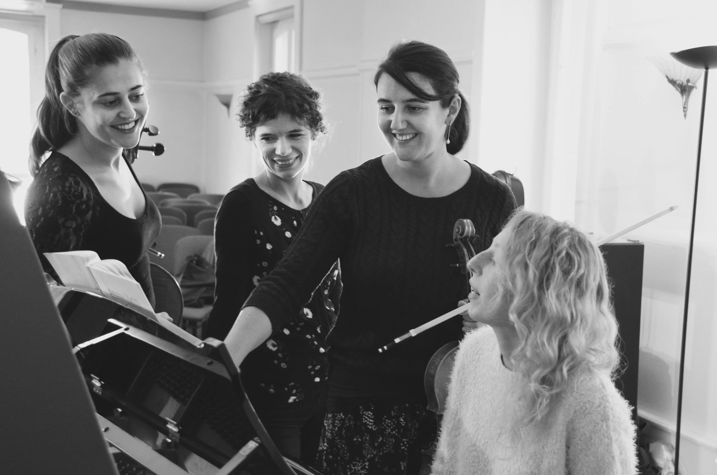 Gabrielle Jardin, Laurence Verant, Louise Mercier-Gilles, Jodyline Gallavardin