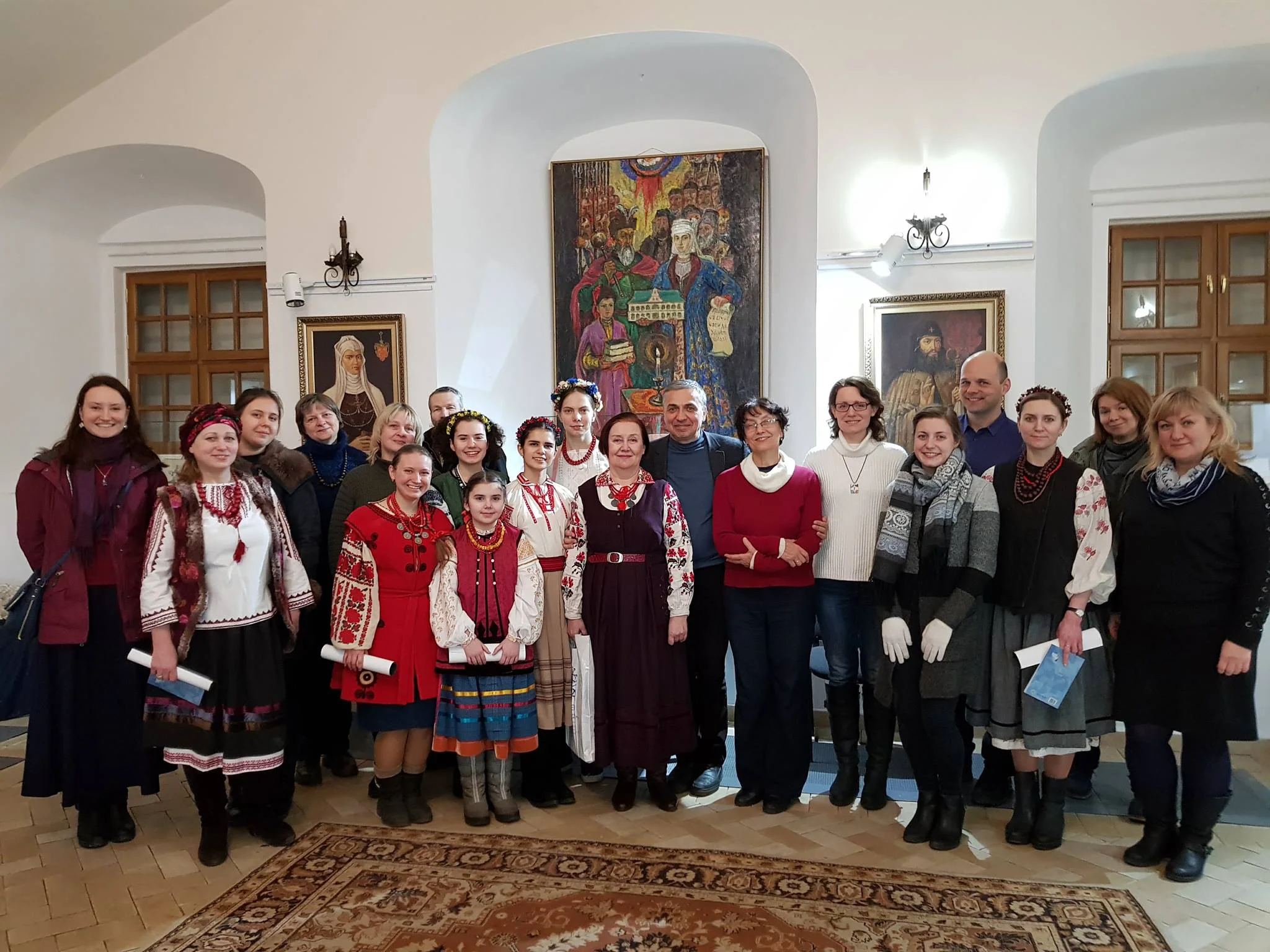 Sarah in her current role in Ukraine