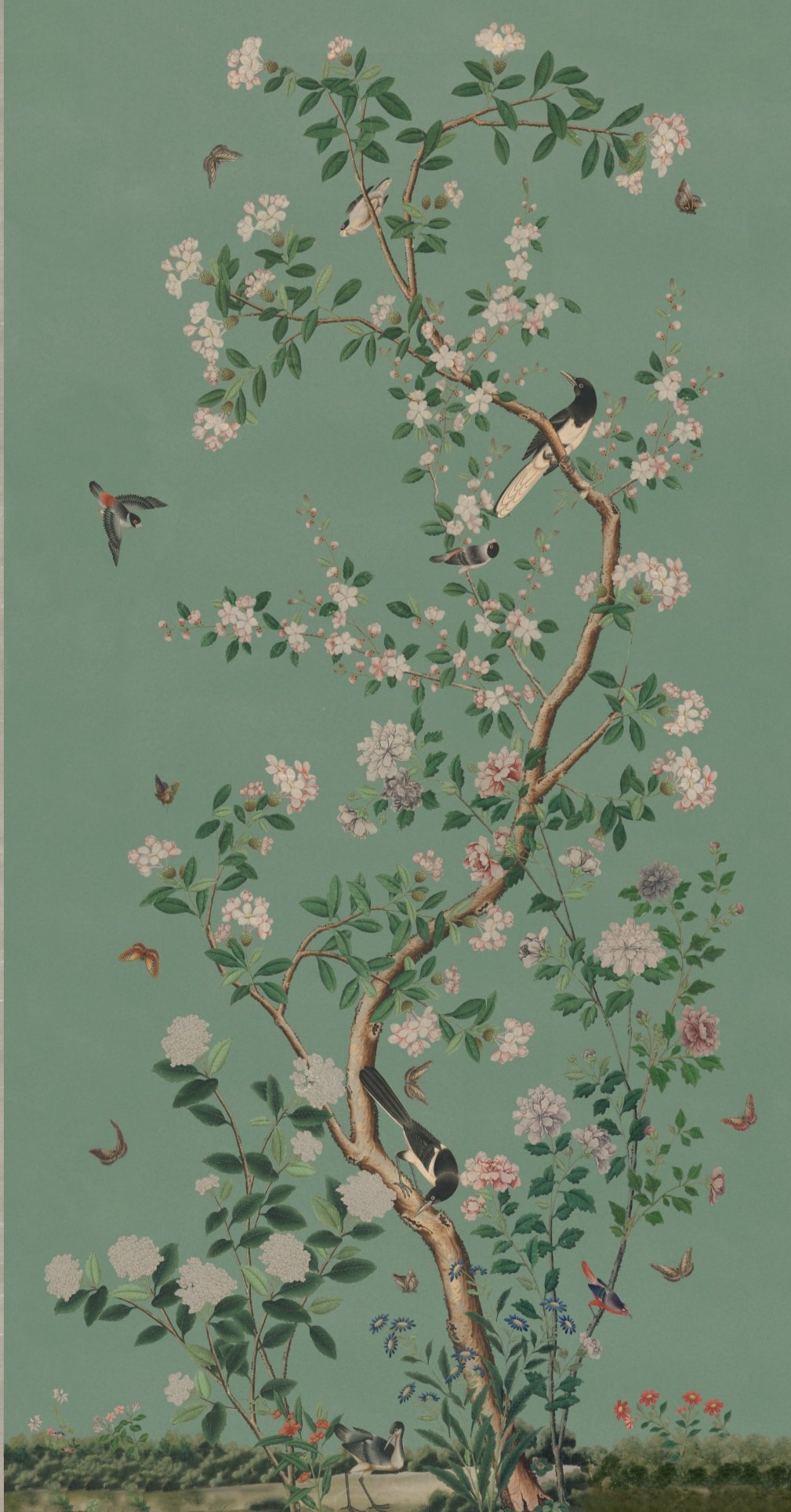 The Chinese Garden Wallpaper An exquisite reconstruction of an 18thc  Original Chinese design  Allyson McDermott