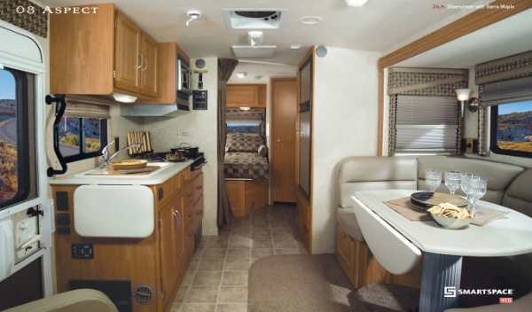 Interior, w/slide extended