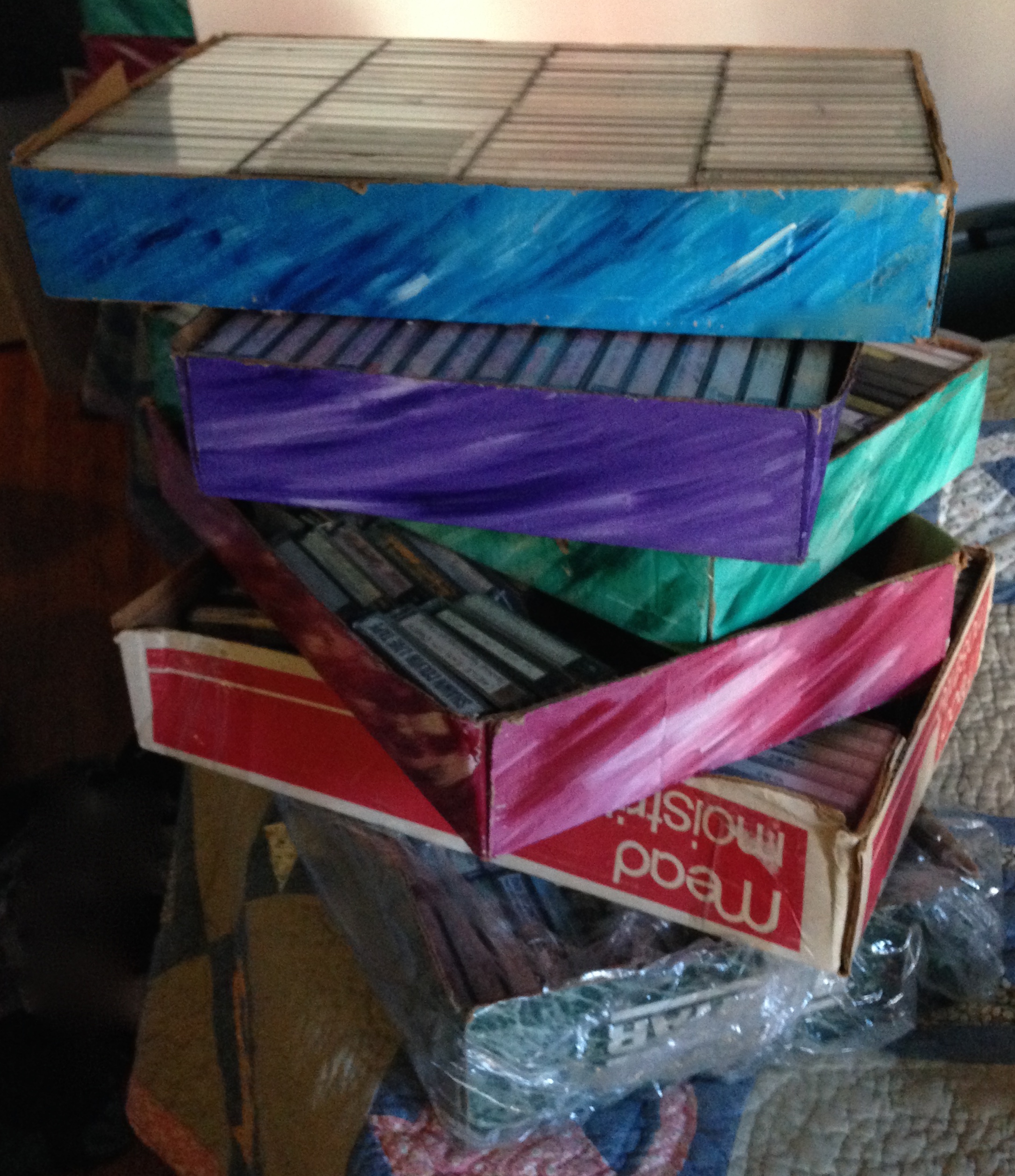 Each box-lid holds 100