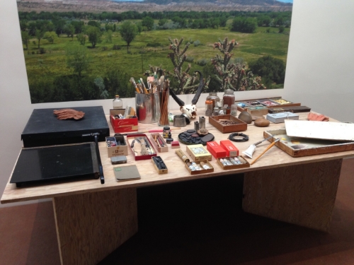 Recreation of O'Keefe's studio