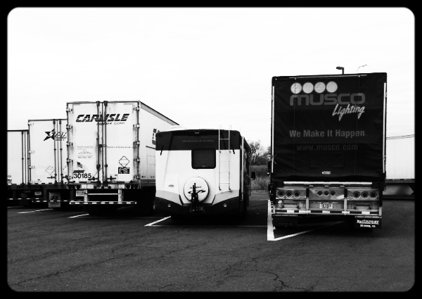 On the Turnpike with the Big Boys