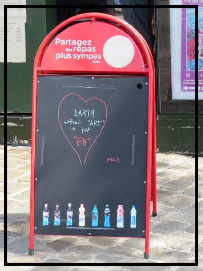 EARTH without "ART" is just "EH". True dat!