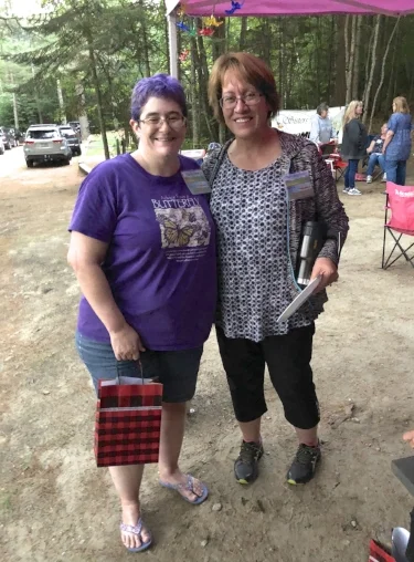 Karin and Charmaine, two new sisters met at this event and discovered that they have sequential five-digit numbers. I'm not sure who the big sister is though.