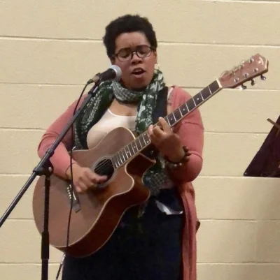 Here’s our entertainer, Su’mer. She can be found at officiallysumer.com