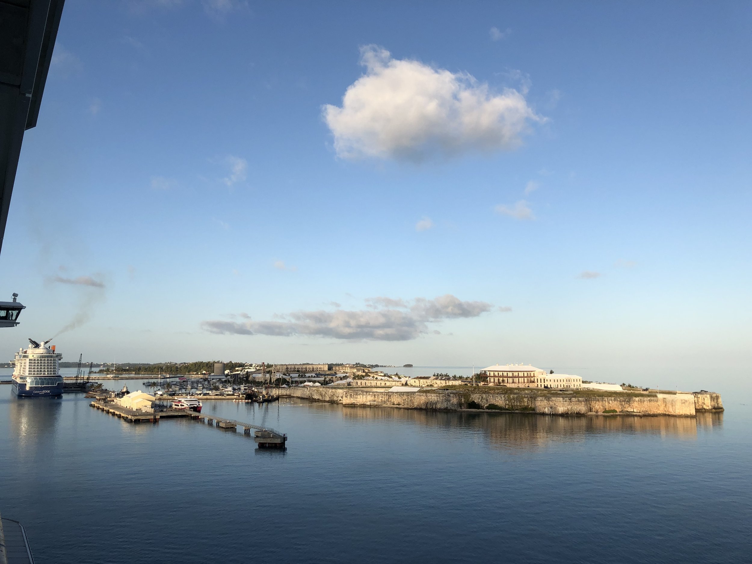 The Royal Naval Dockyard is the deepwater port where we docked.