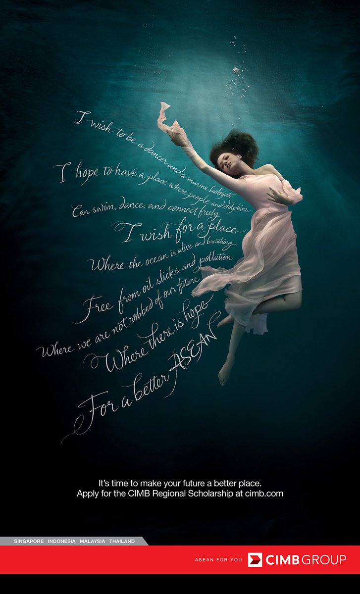  Copy:   I wish to be a dancer and marine biologist.     I hope to have a place where people and dolphins can swim, dance and connect freely.      I wish for a place where the ocean is alive and breathing, free from oil slicks and pollution–where the