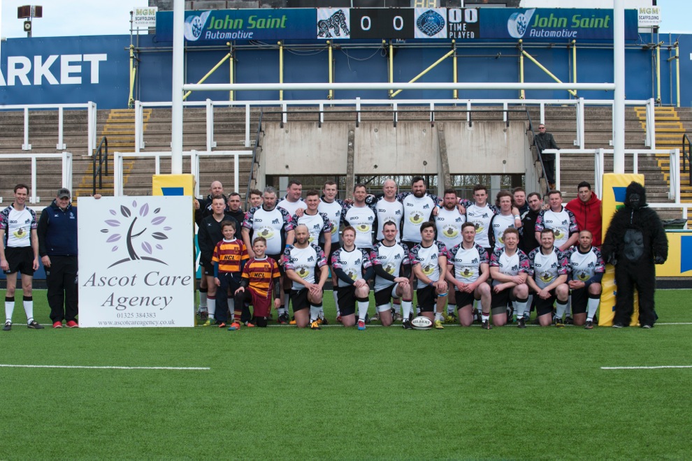 Ascot Care like to support our nominated charties in various ways and we continue this on Sunday 27th March. at the home of the Newcastle Falcons Rugby Team. Ascot Care are not only sponsoring the Gorilla's rugby game but also providng support with the organisation and staff even playing. For further details on this charity please check out this website.... www.1820foundation.comor click HERE to access the site It will be a great family day out so get yourselfs down to support a great charity event and all Ascot Care staff playing and organising the event.