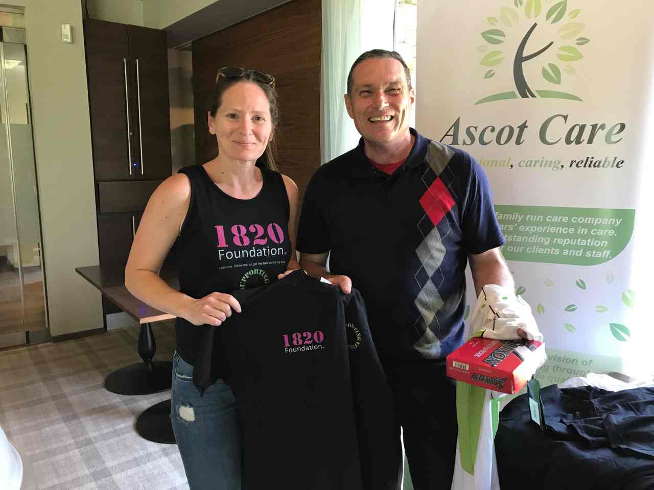 Paul Cooper won both the Longest Drive and Nearest to the Pin
