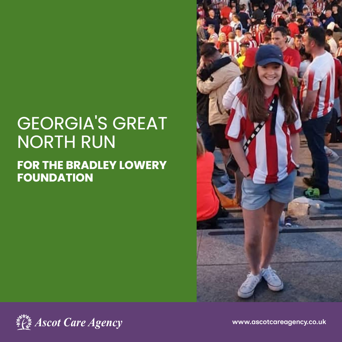 Taking on the Great North Run for the Bradley Lowery Foundation