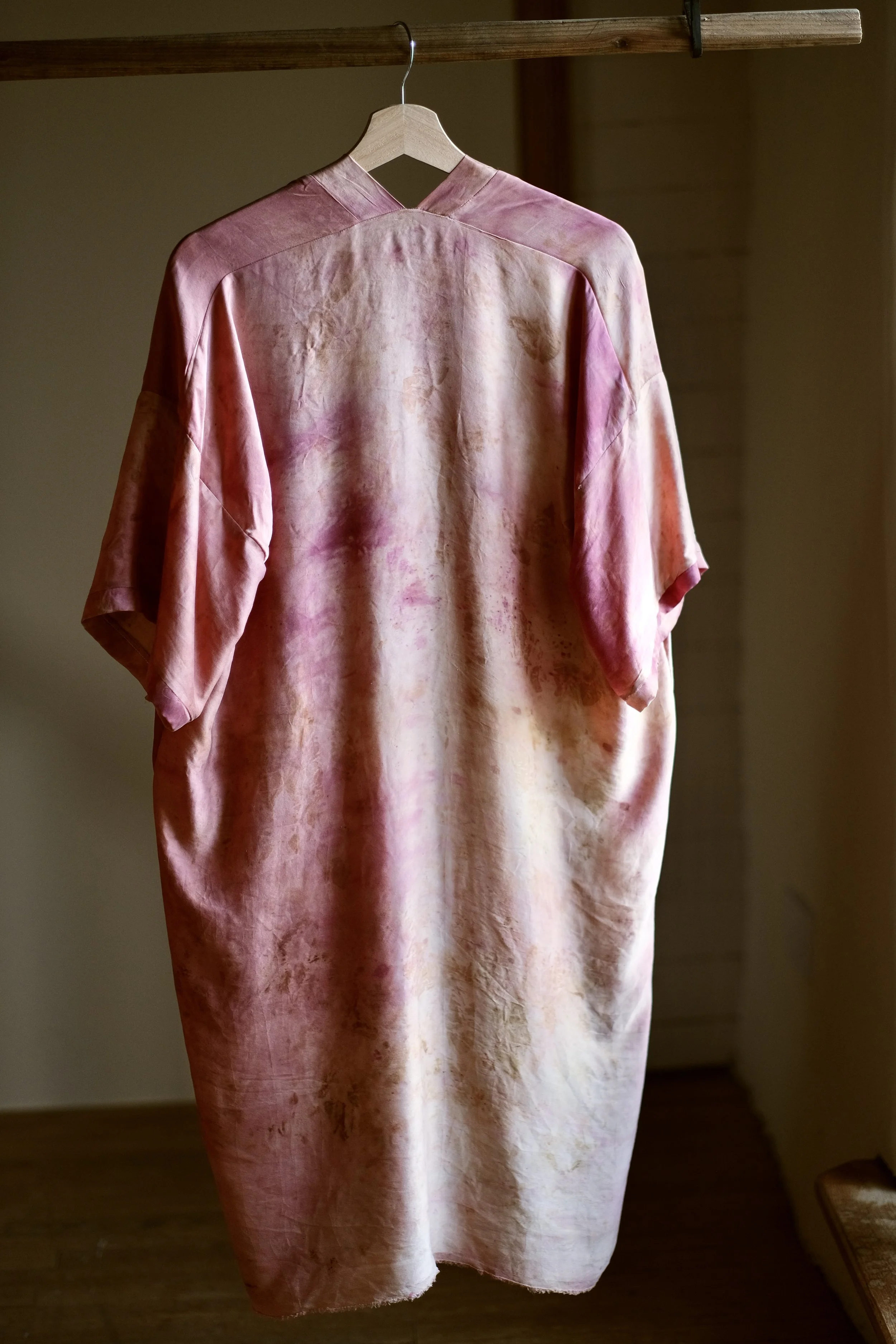 Terracota Rose Silk Robe