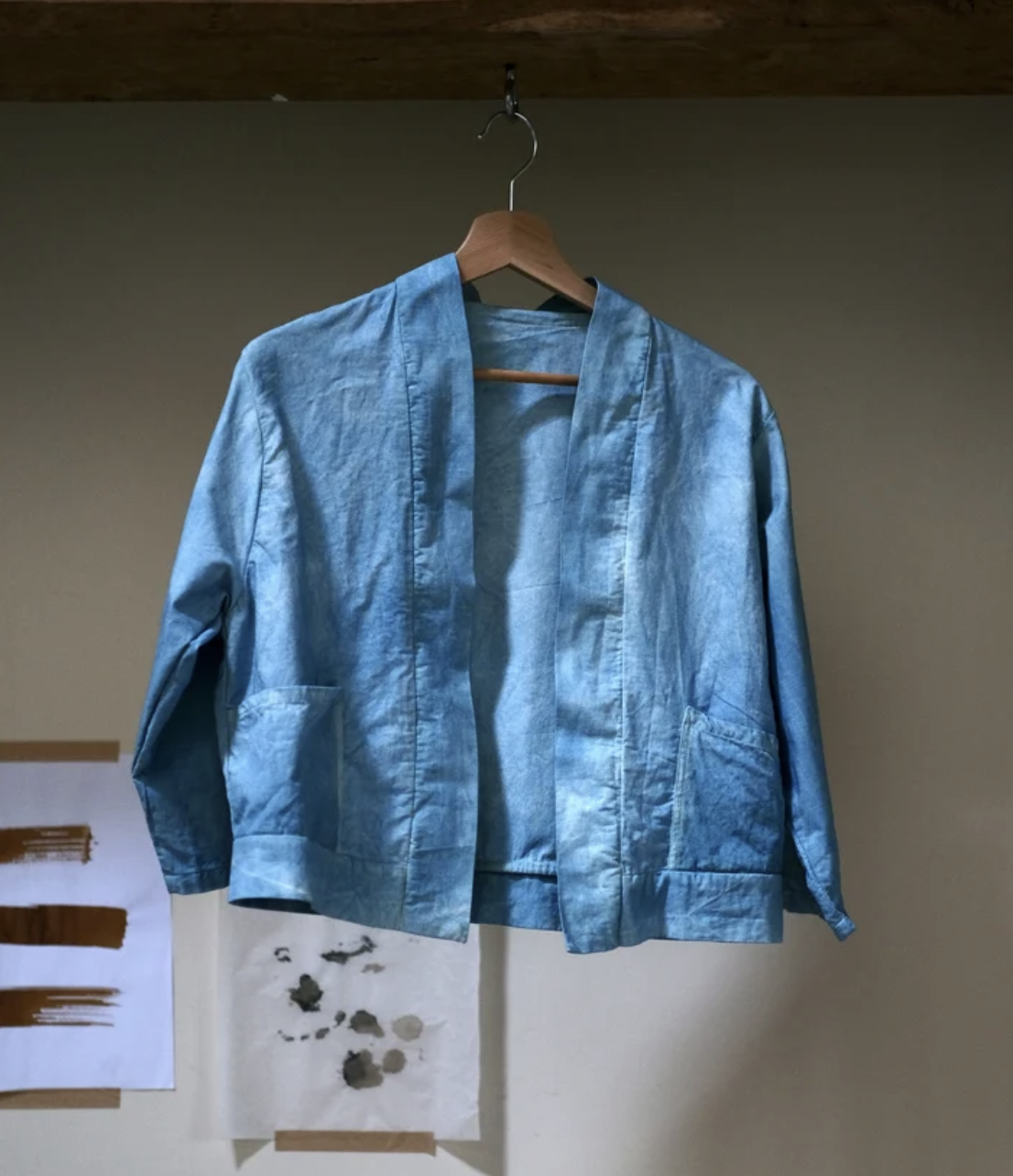Faded blue