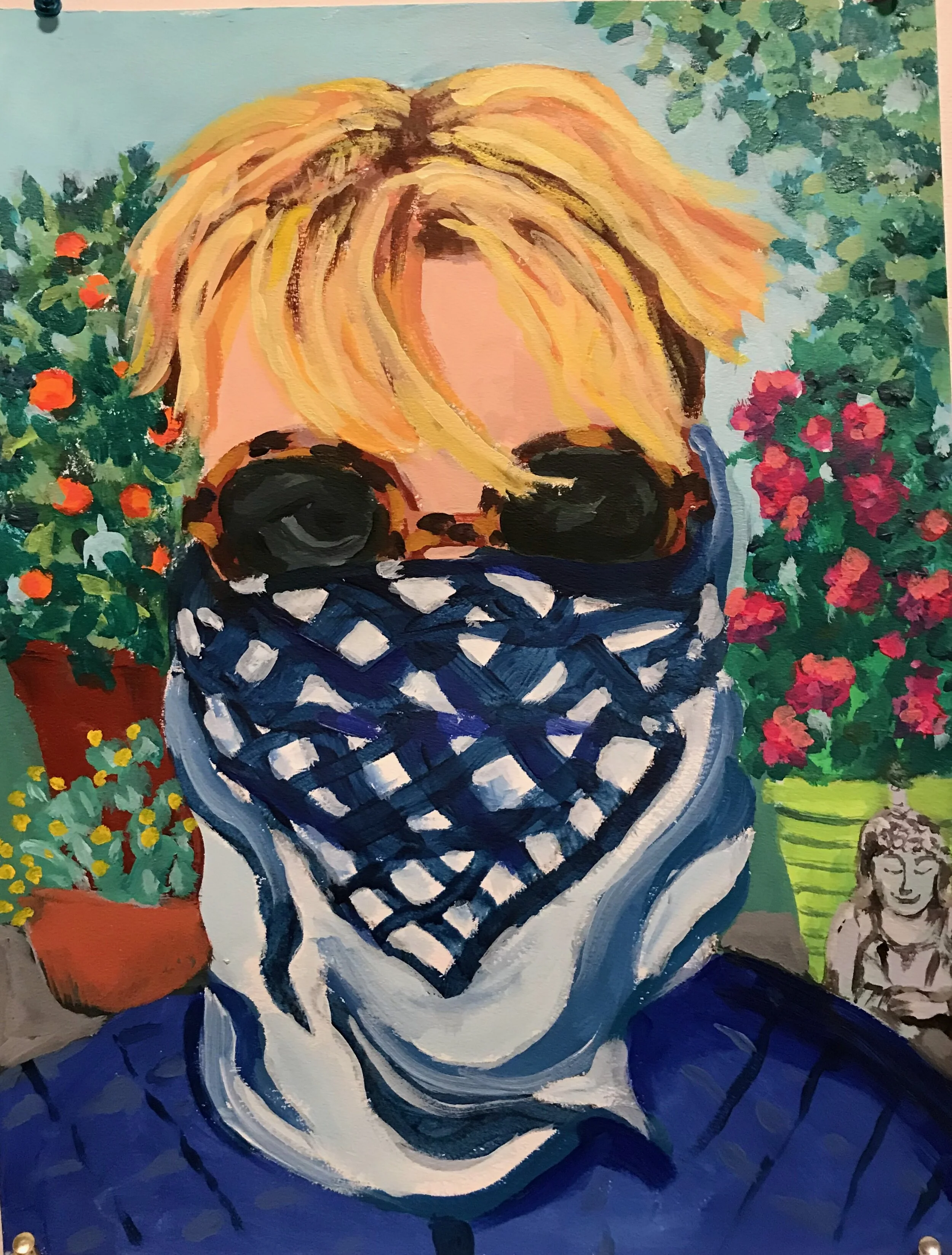 Doyelstown, 2020, acrylic on canvas, 16" x 12"